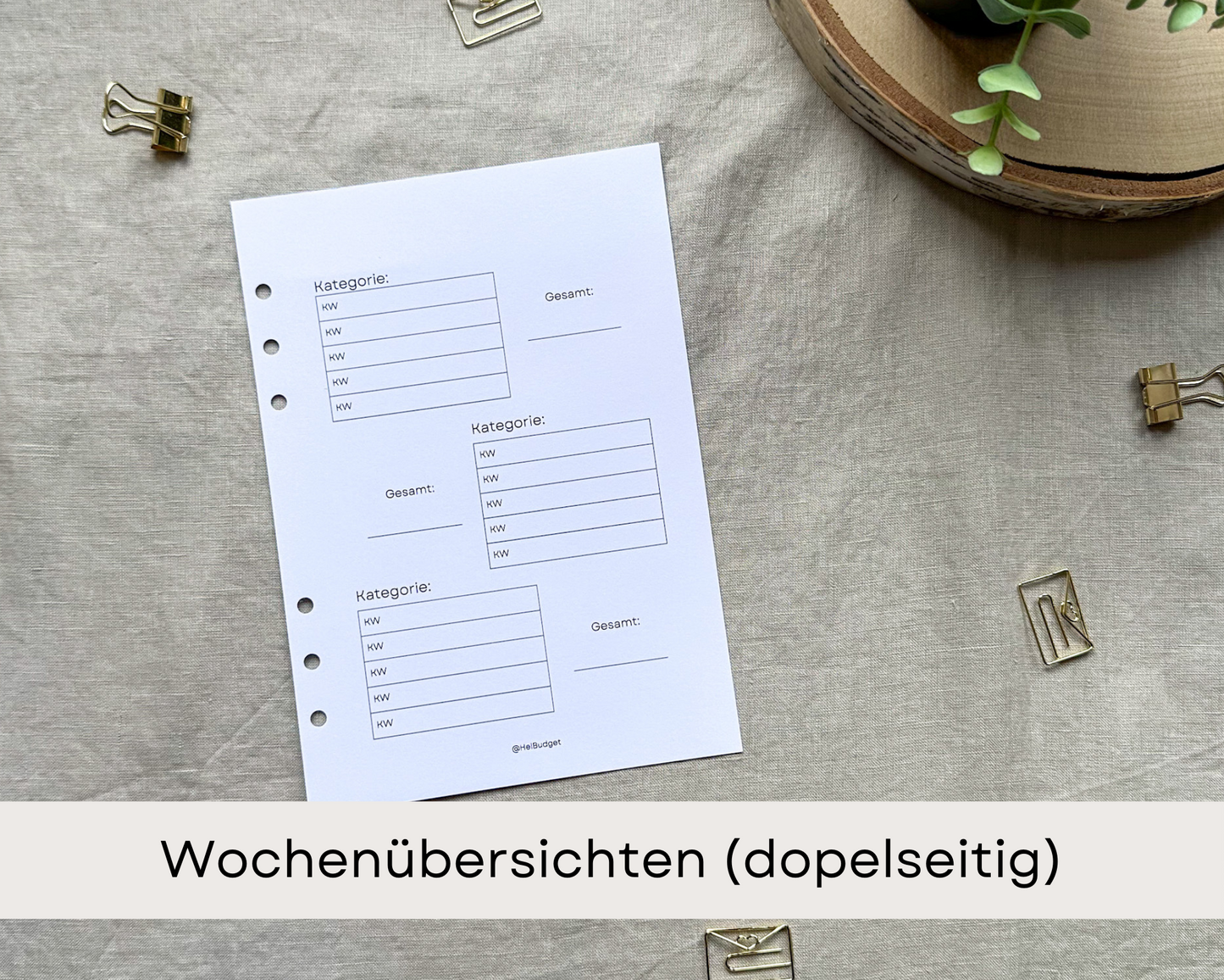 Zusatzeinlagen zum Budgetplaner