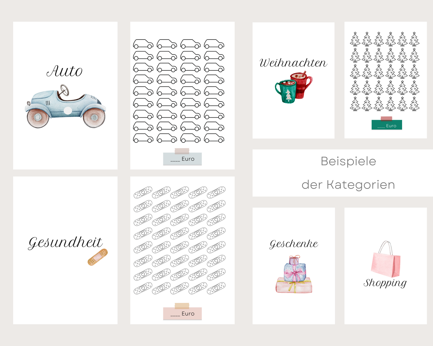 Sinking Funds 2 Übersicht personalisierbar A5