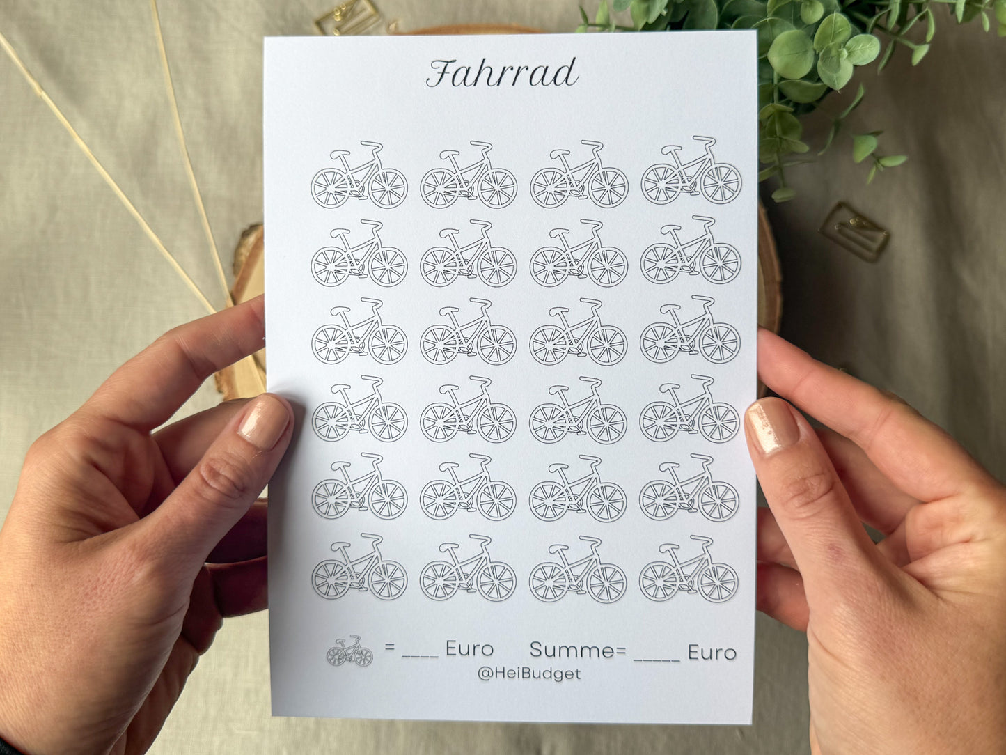 Fahrrad minimalistisch A5