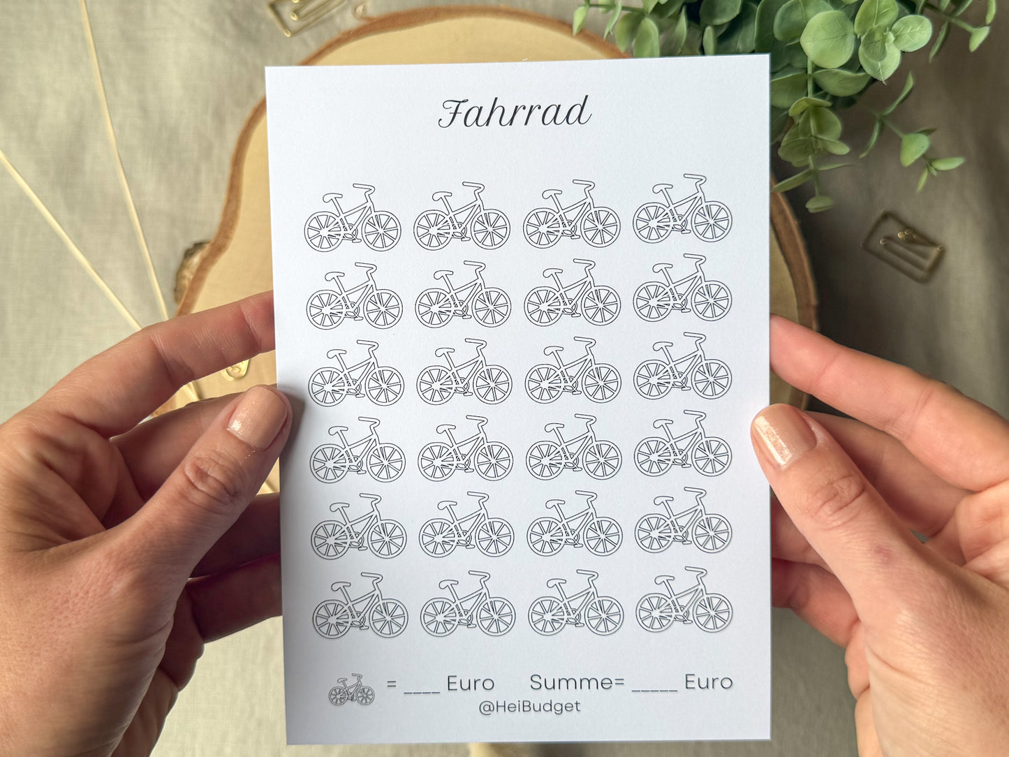 Fahrrad minimalistisch A5