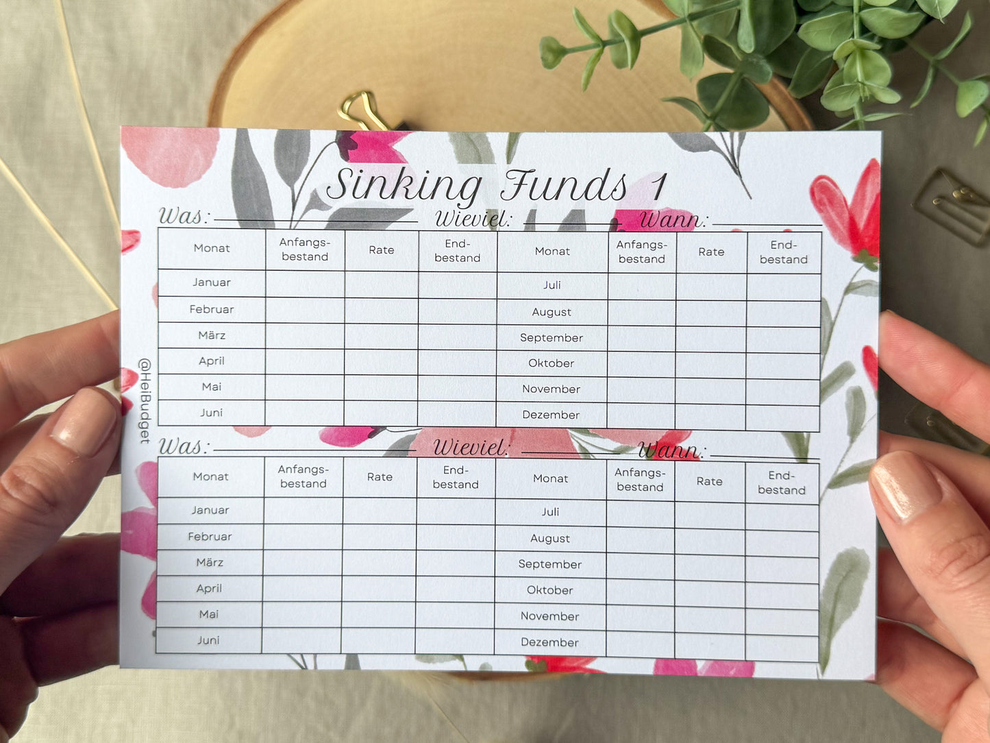 Sinking Funds 1 Spartopf A5 bunt