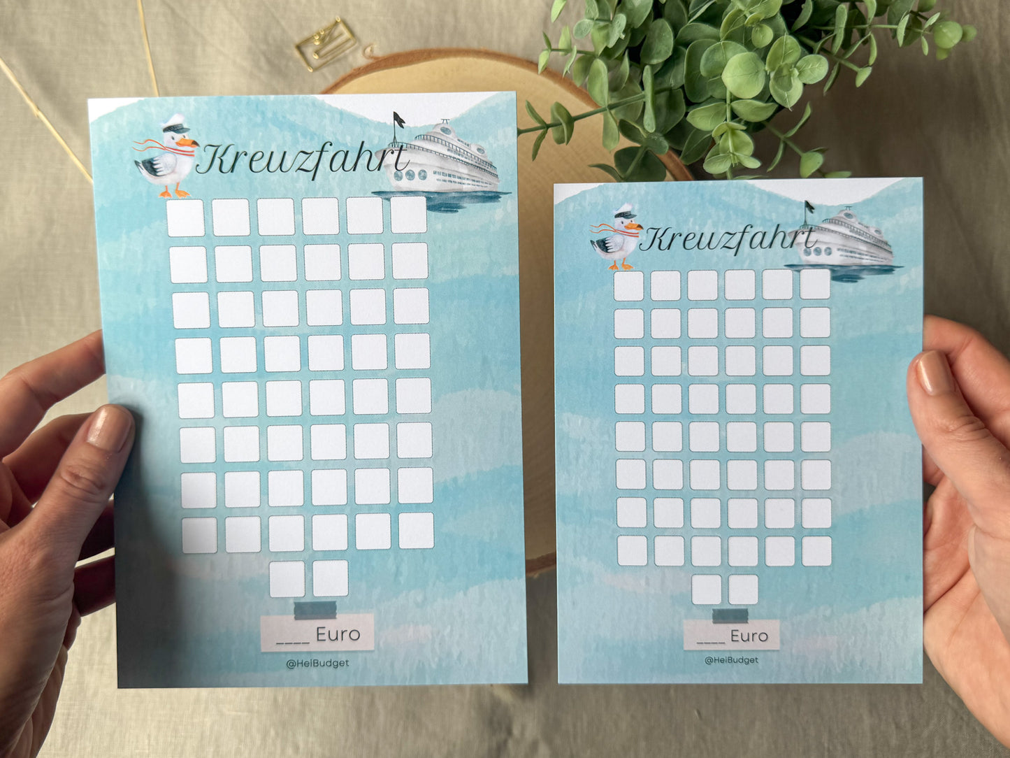 Urlaub Kreuzfahrt blanko A5 bunt