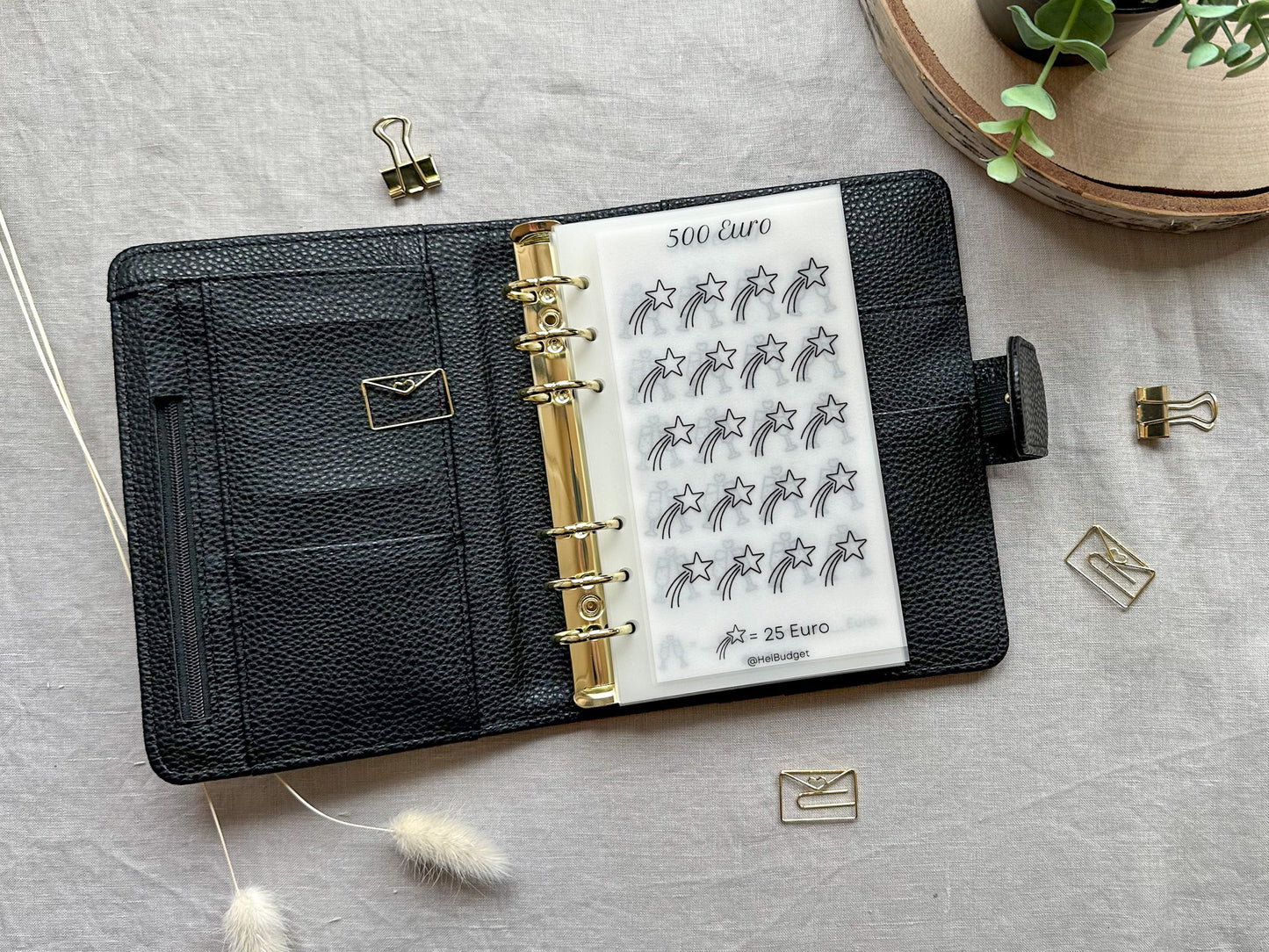 500 Euro Challenge als Budgetumschlag