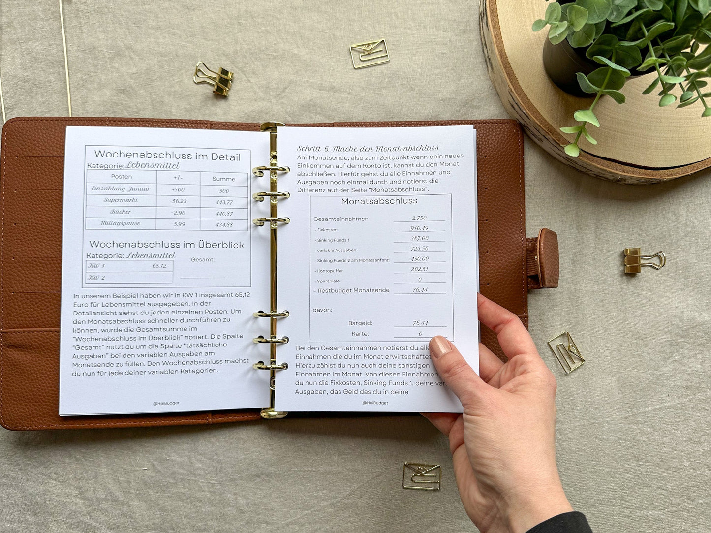 Oopsie Budgetplaner - Haushaltsbuch - Budgetieren - Mein Budget - Familienbudget