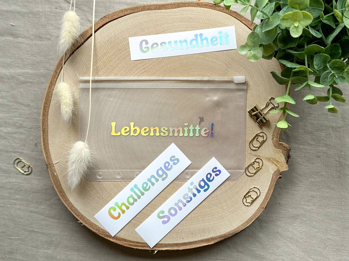 holografisch silbernere Vinylaufkleber für Budgetumschlag
