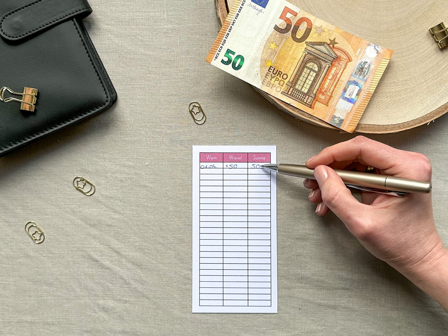 Urlaub Strand A6 minimalistisch