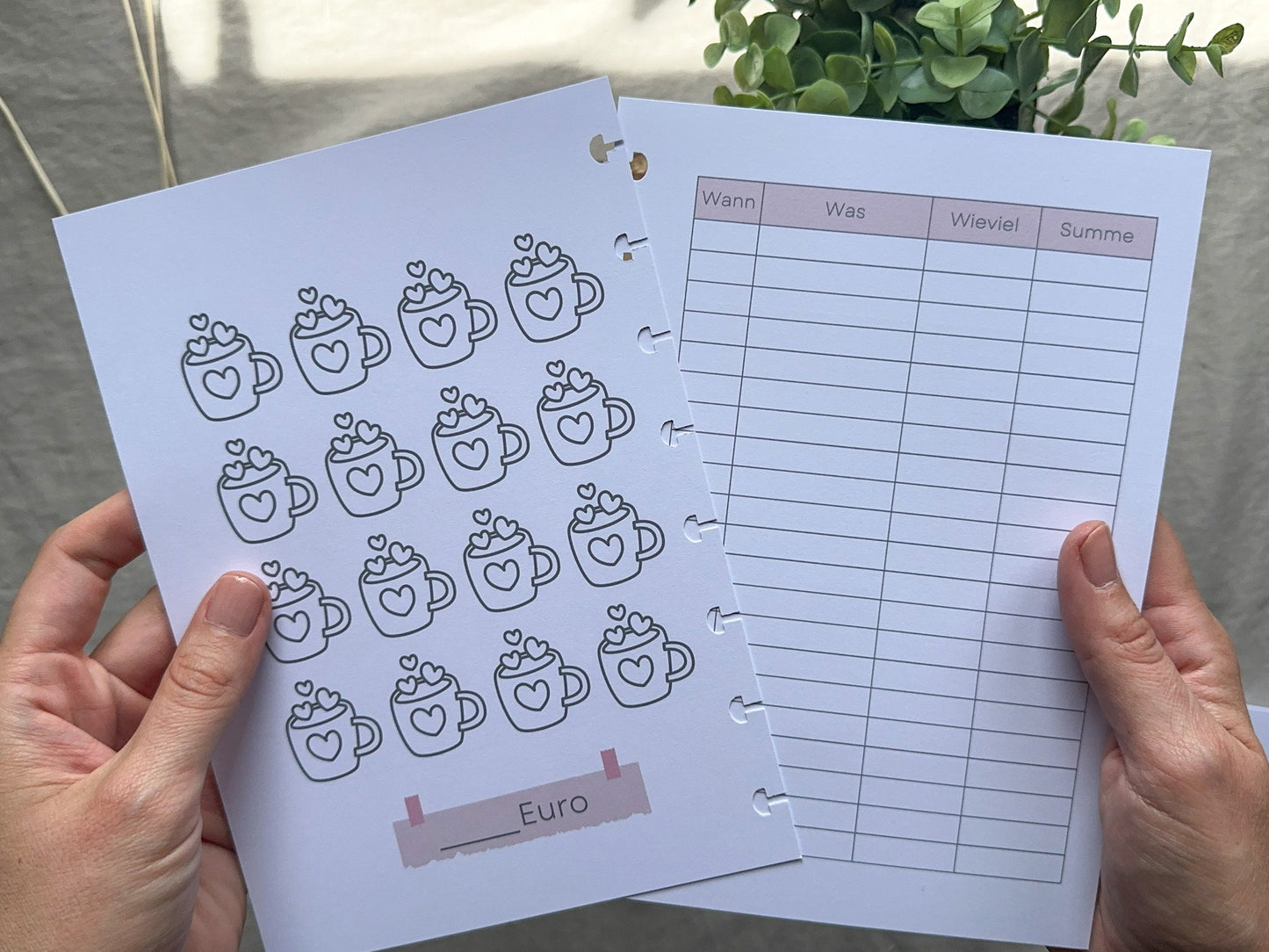 Budgetplanung Hochzeit A5