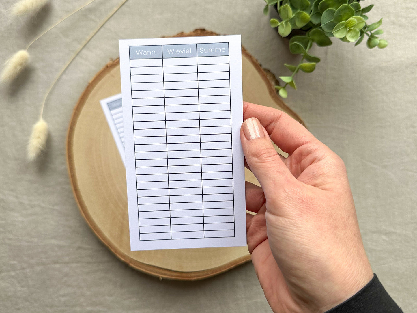 Oopsie Lass es blühen A6 minimalistisch