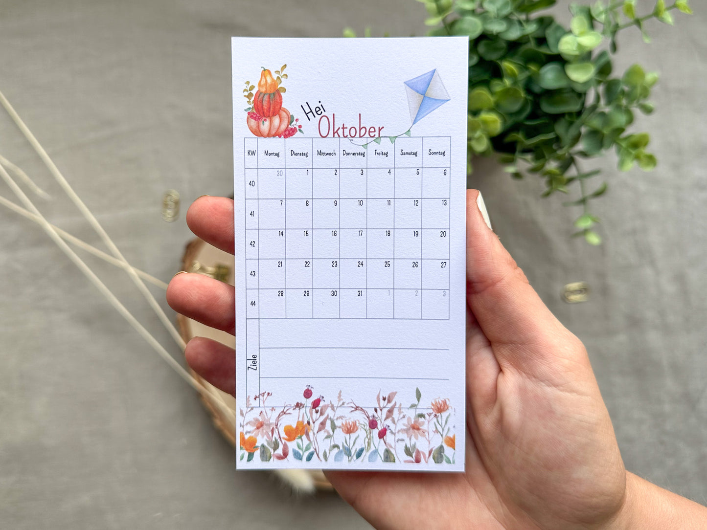 Monatskalender A6