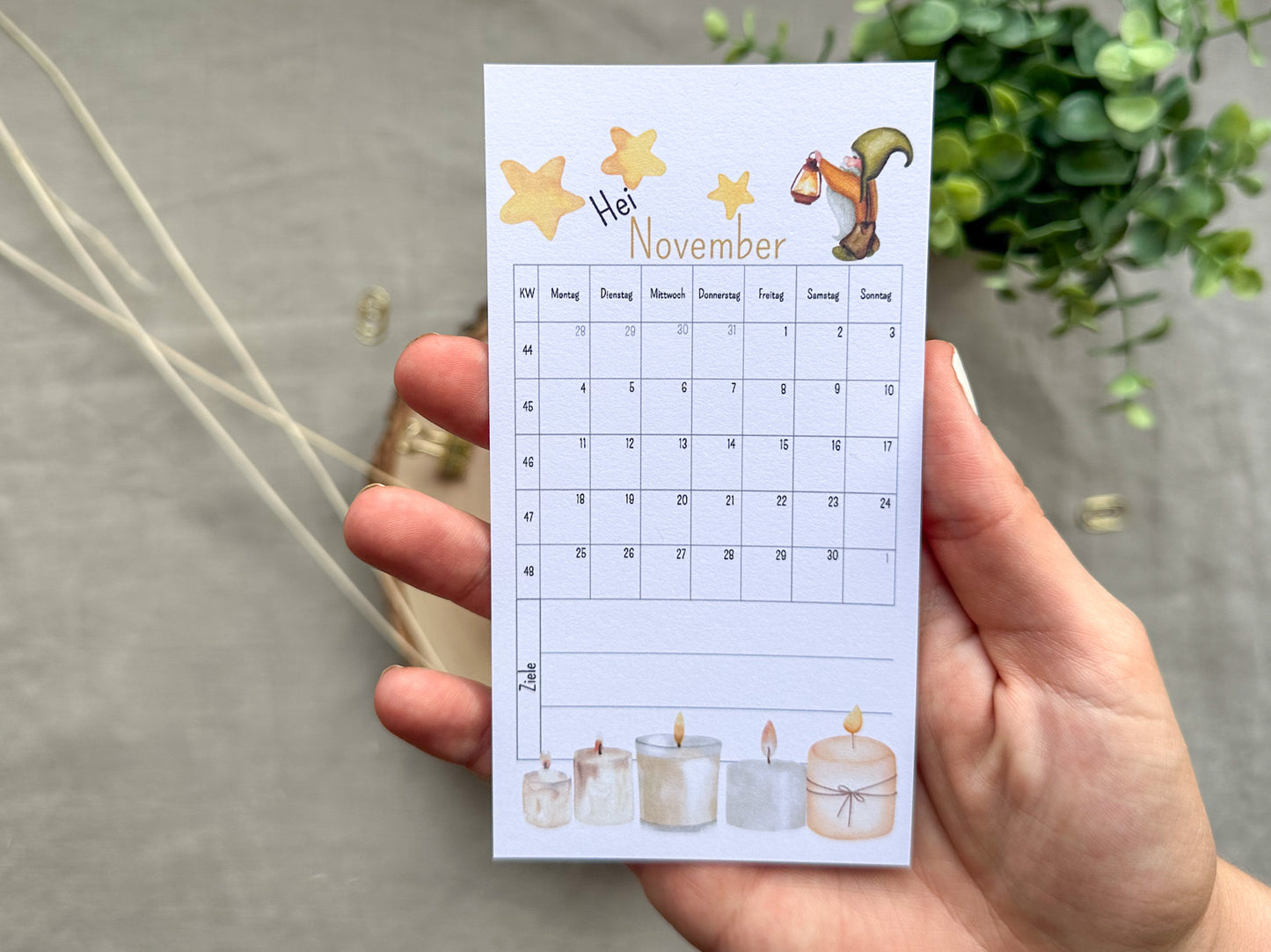 Monatskalender A6