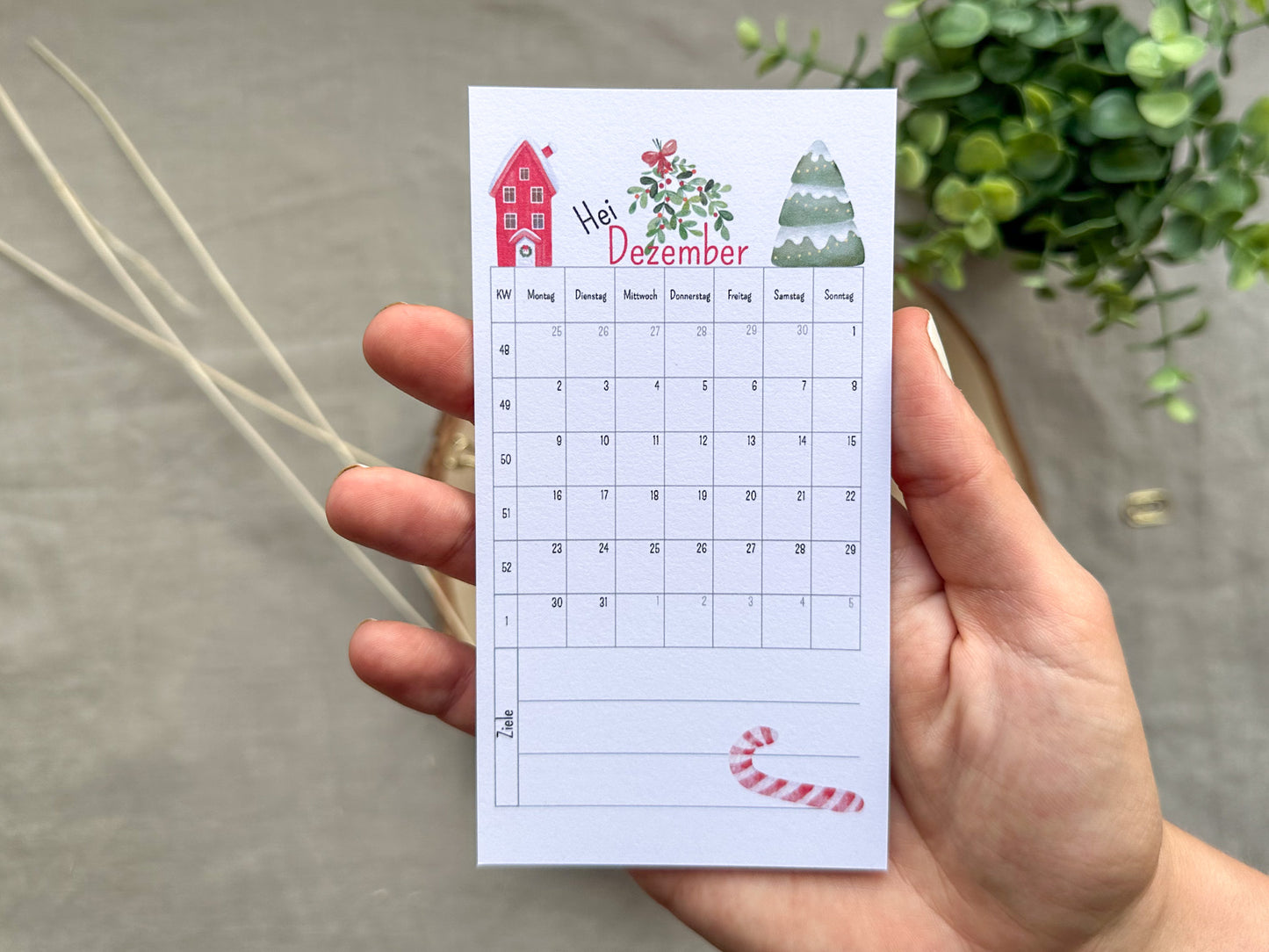 Monatskalender A6