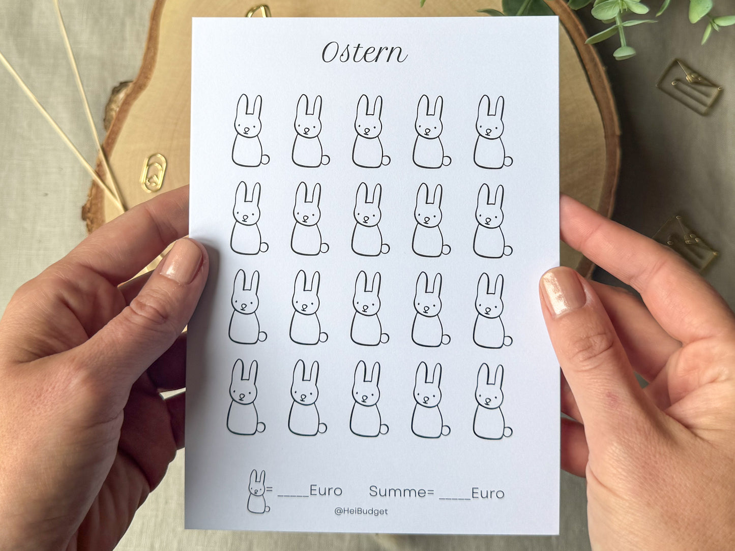 Oopsie Ostern A5 minimalistisch
