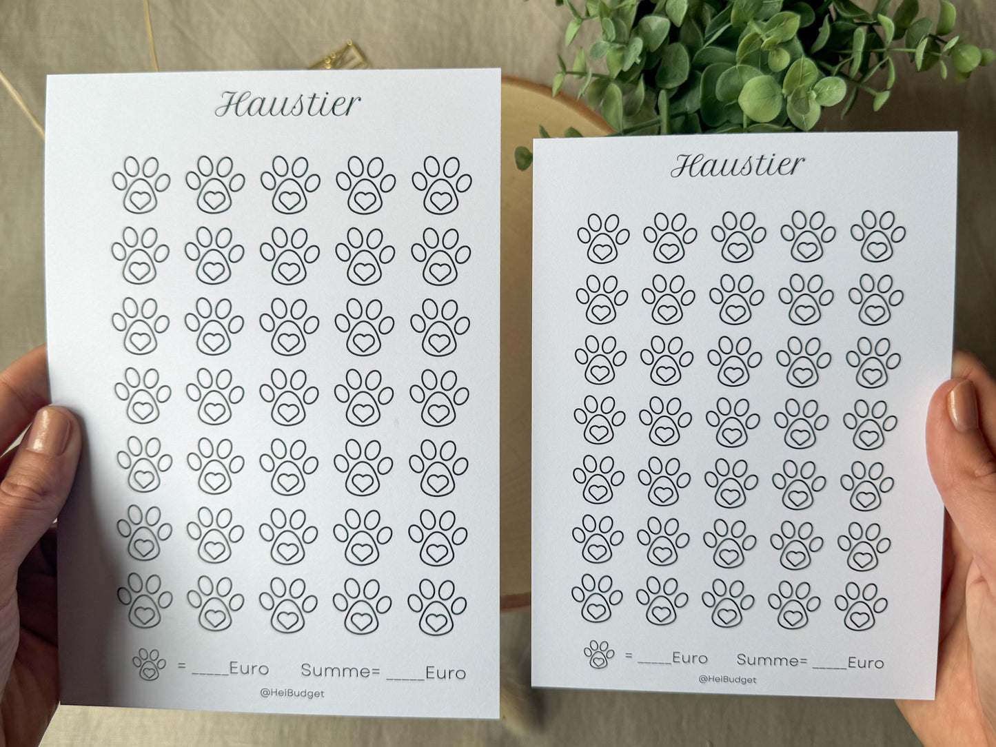 Haustier A5 minimalistisch