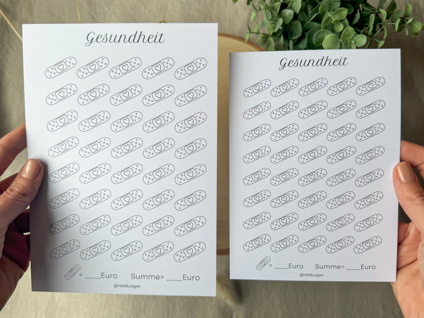 Gesundheit A5 minimalistisch