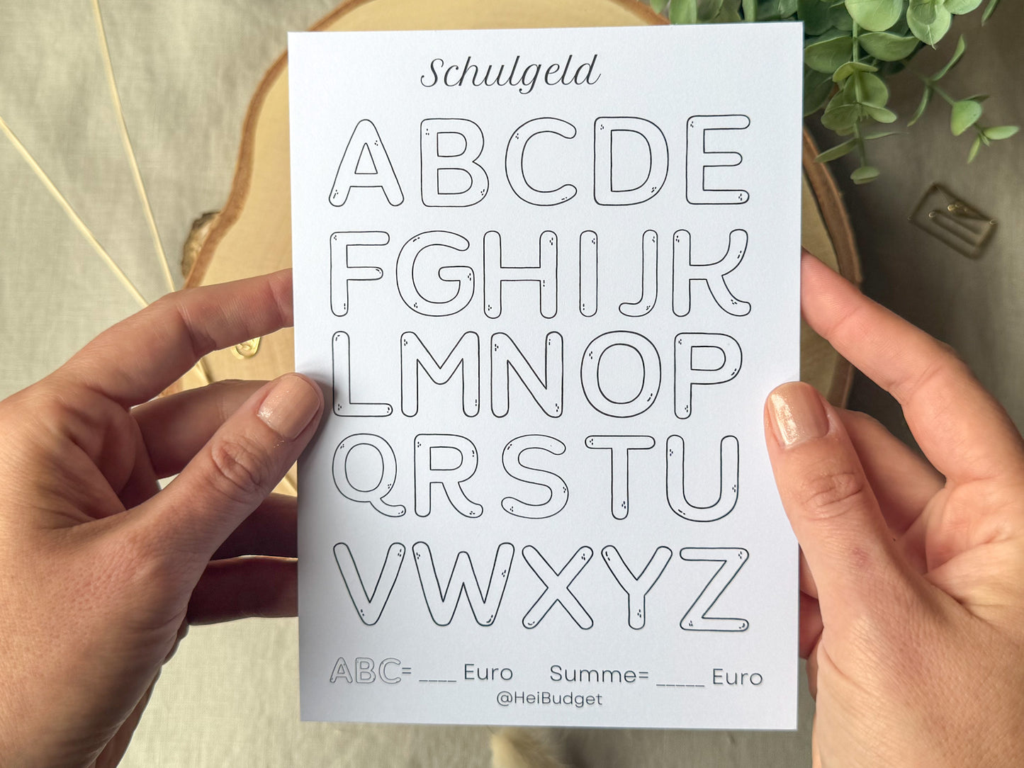 Schule - back to school A5 minimalistisch