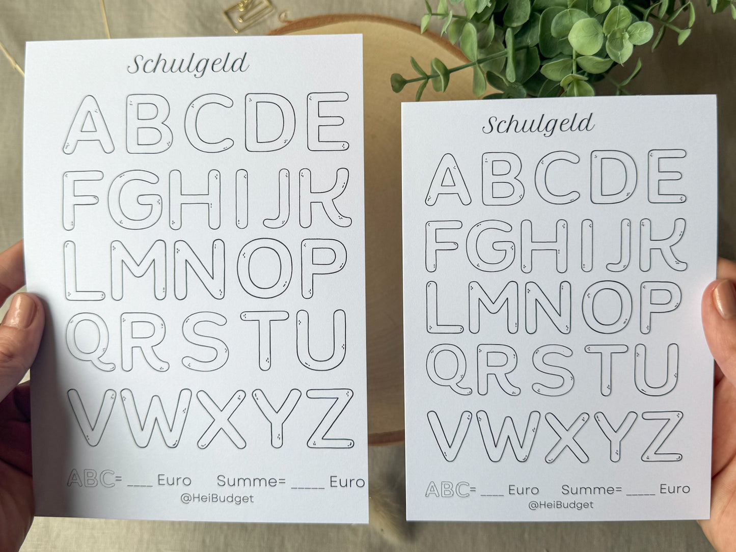 Schule - back to school A5 minimalistisch