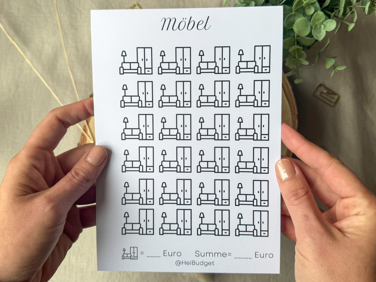 Möbel / Einrichtung minimalistisch A5
