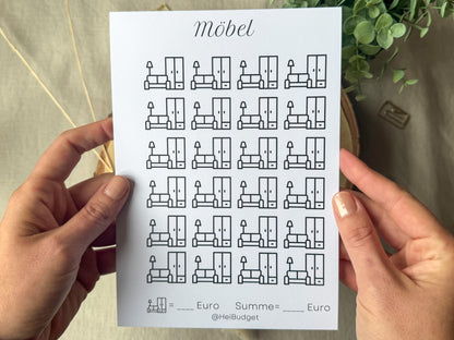 Möbel / Einrichtung minimalistisch A5