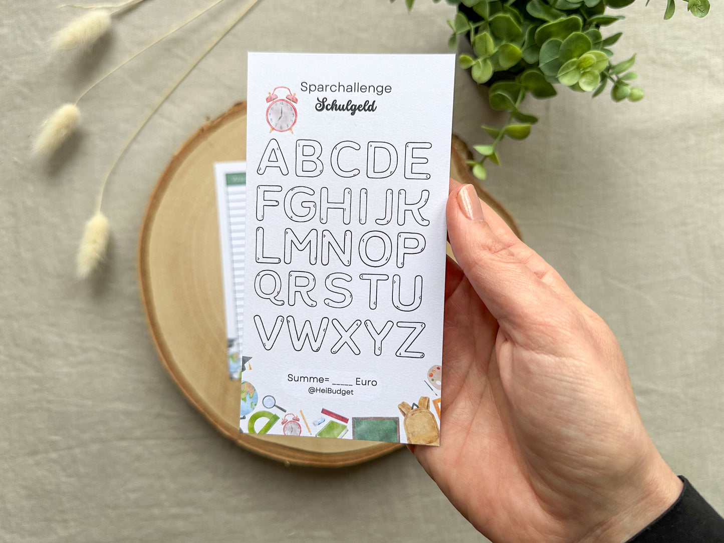 Schule - Back to school - A6 bunt
