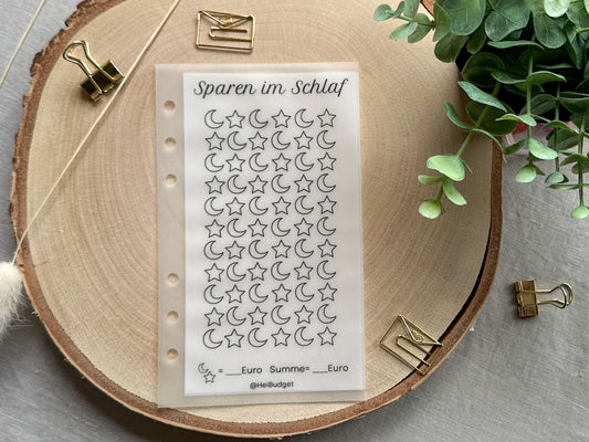 Sparen im Schlaf als Budgetumschlag