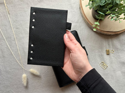 Budget Binder A6 in schwarz mit goldenen Ringen - Budgetbinder - Planer