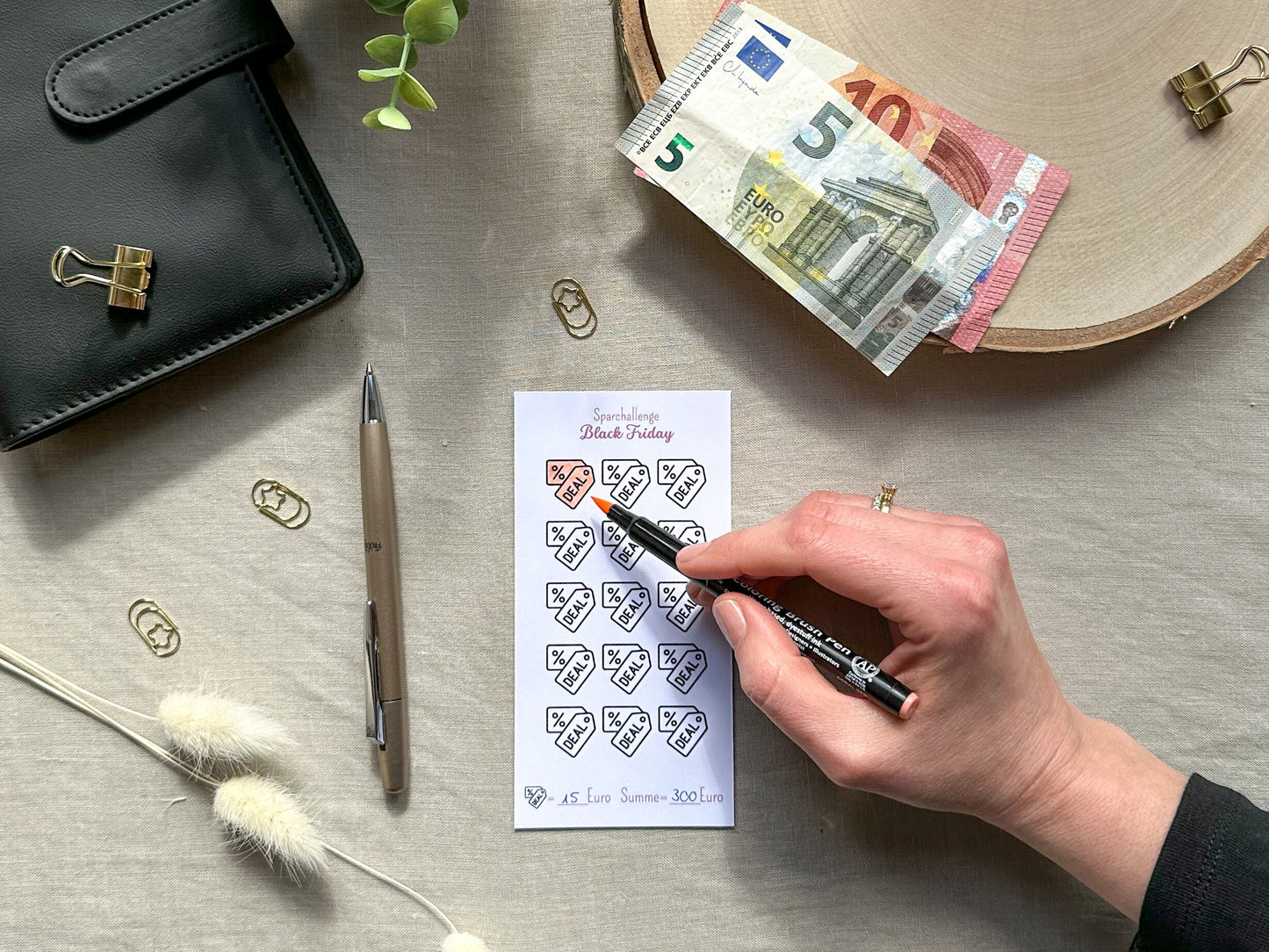 Black Friday A6 minimalistisch