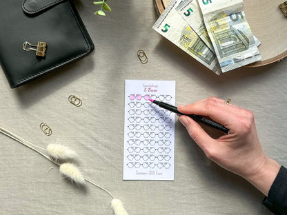 5 Euro Challenge A6 minimalistisch
