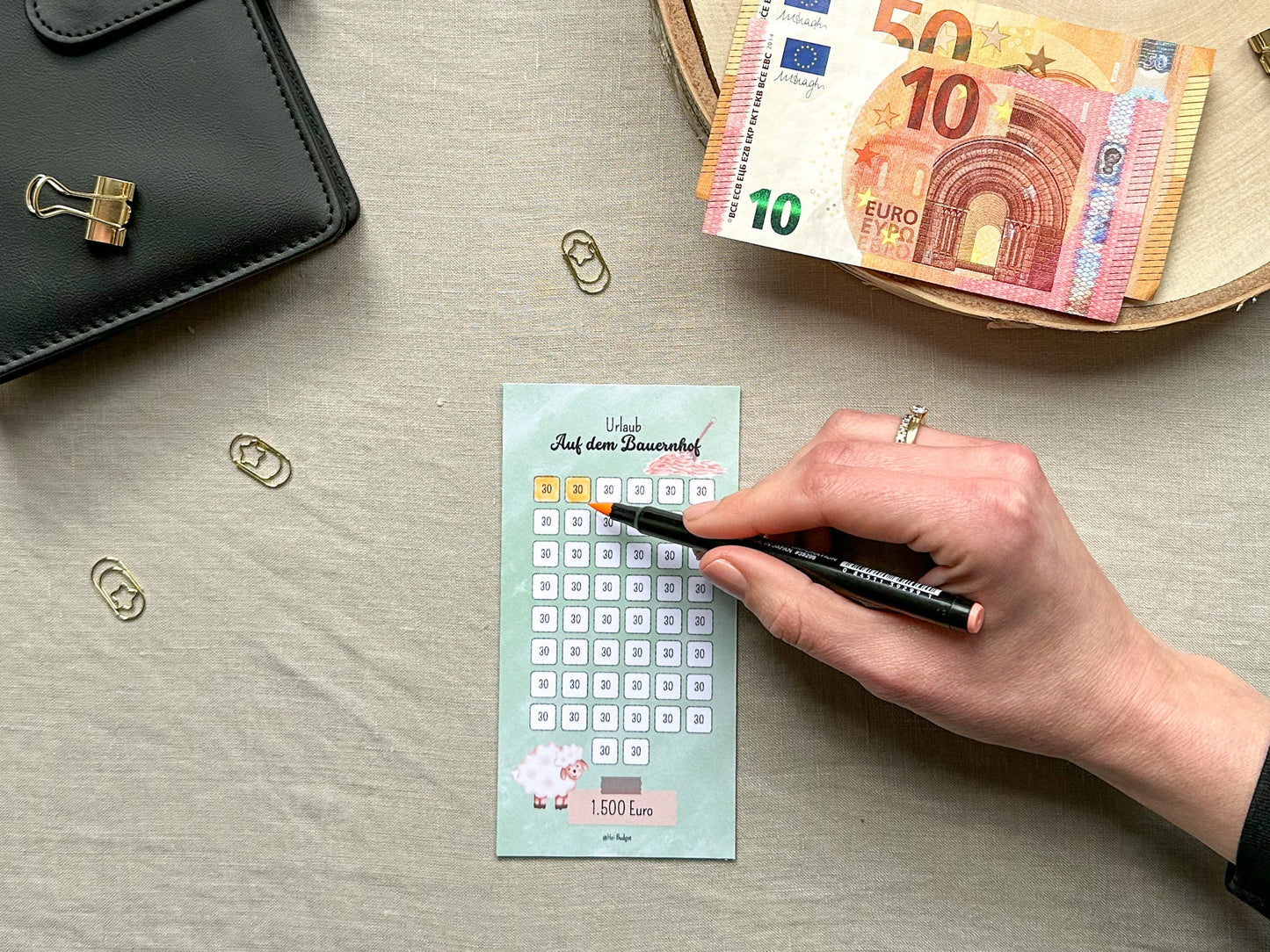 Urlaub auf dem Bauernhof 1.500 Euro A6 bunt