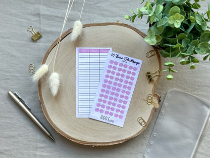 10 Euro Challenge A6 aquarell