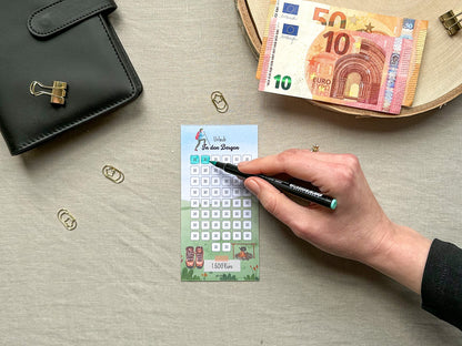 Urlaub in den Bergen 1.500 Euro A6 bunt