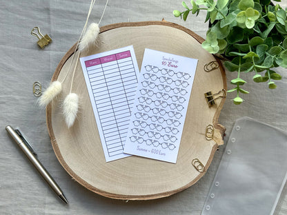 10 Euro Challenge A6 minimalistisch