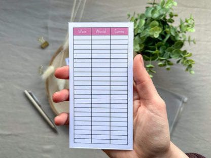 Urlaub Städtereise A6 minimalistisch