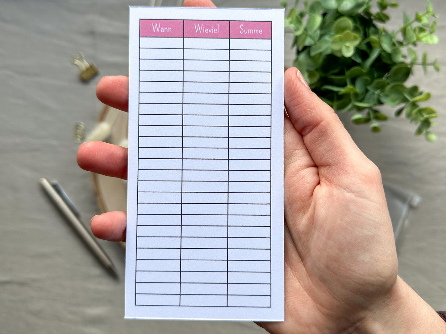 Zahngesundheit A6 minimalistisch