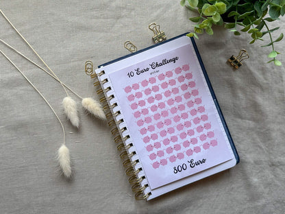 10 Euro Challenge A5 aquarell