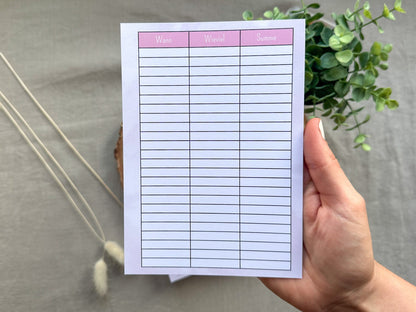 10 Euro Challenge A5 aquarell