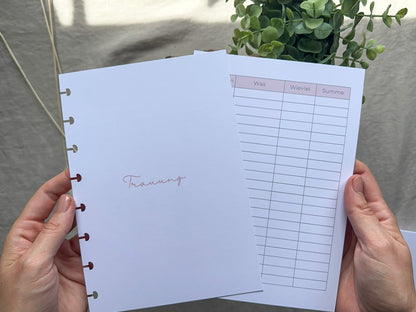 Budgetplanung Hochzeit A5