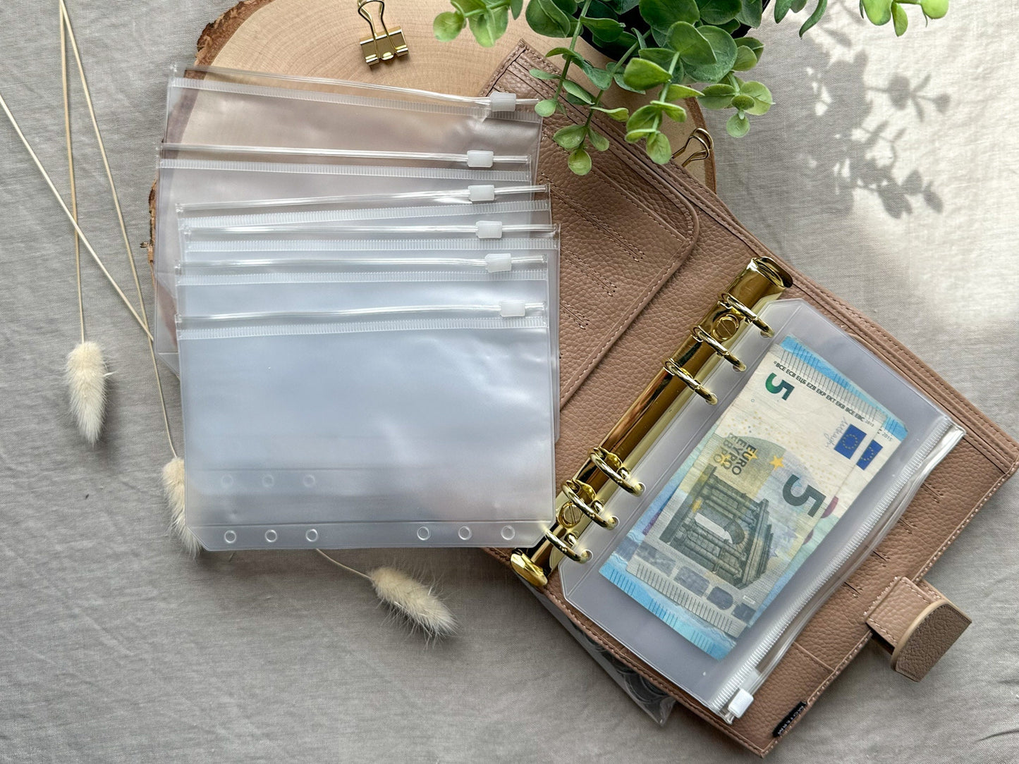 A6 Zippertaschen 10 Stück - Budgetumschläge