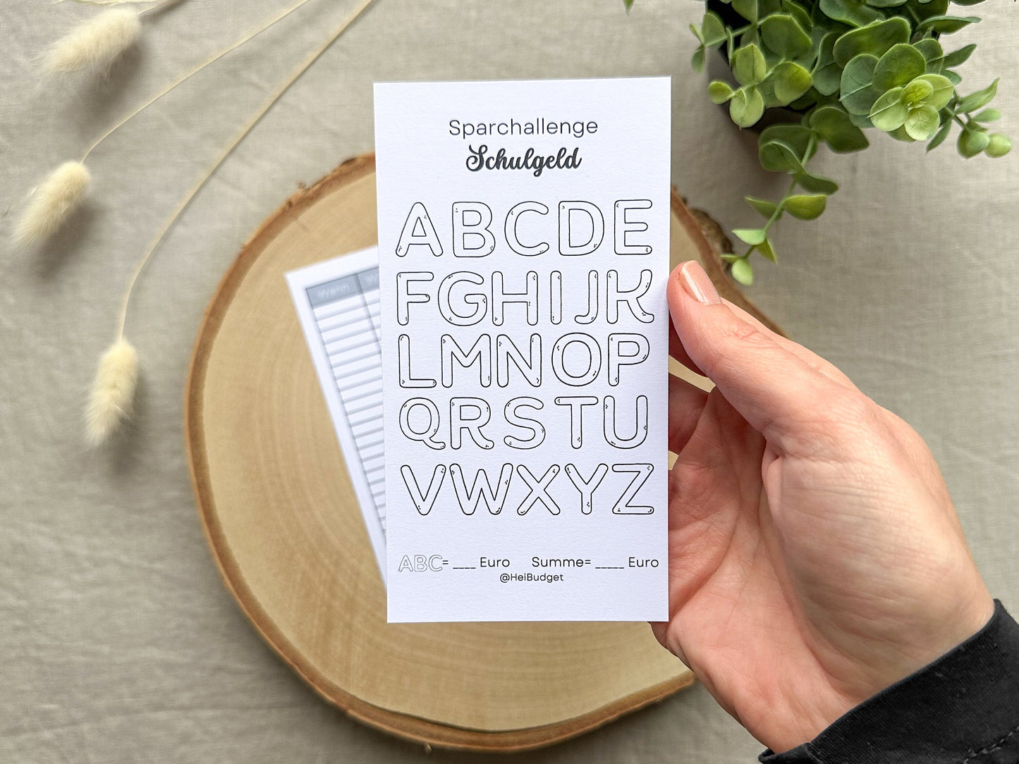 Schule - Back to school - A6 minimalistisch