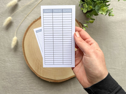 Schule - Back to school - A6 minimalistisch