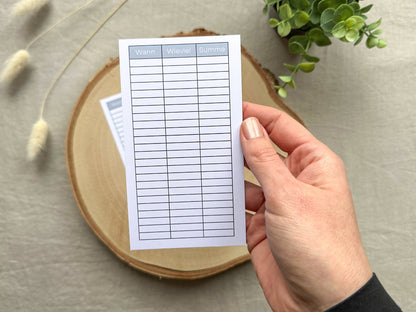 Oopsie Lass es blühen A6 minimalistisch