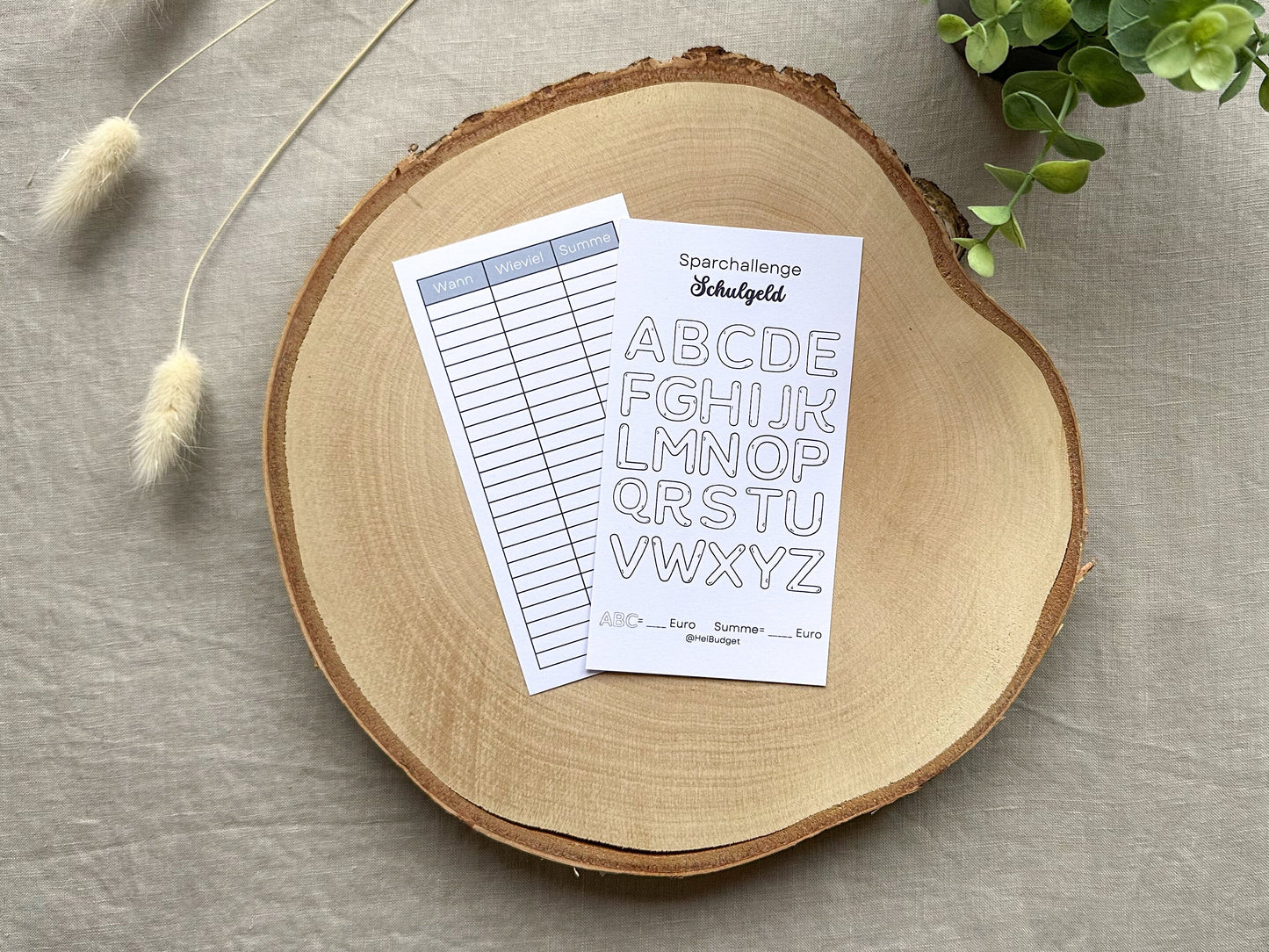 Schule - Back to school - A6 minimalistisch