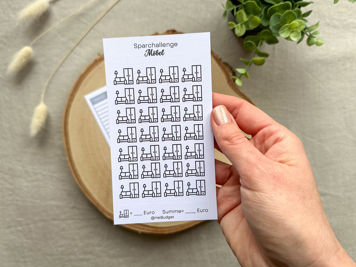 Möbel / Einrichtung A6 minimalistisch